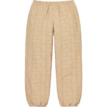 Brown Supreme Repeat Stitch Track Pant Pants | Supreme 231AP